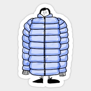 Bulky Marshmallow Coat Sticker